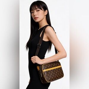 6-26 Preloved Louis Vuitton Reporter Monogram PM